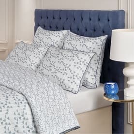 Sevilla Square Pillow Case White/Blue