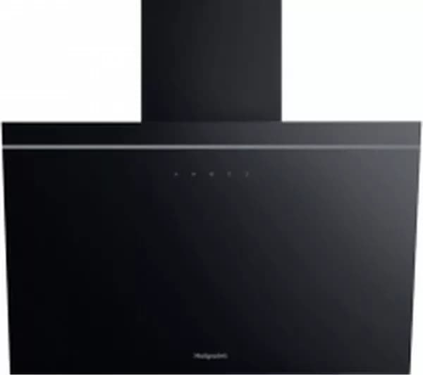 HOTPOINT PHVP62FLTK Chimney Cooker Hood - Black