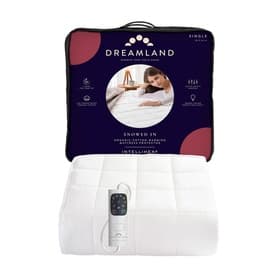 Single Electric Heated Mattress Protector Cotton