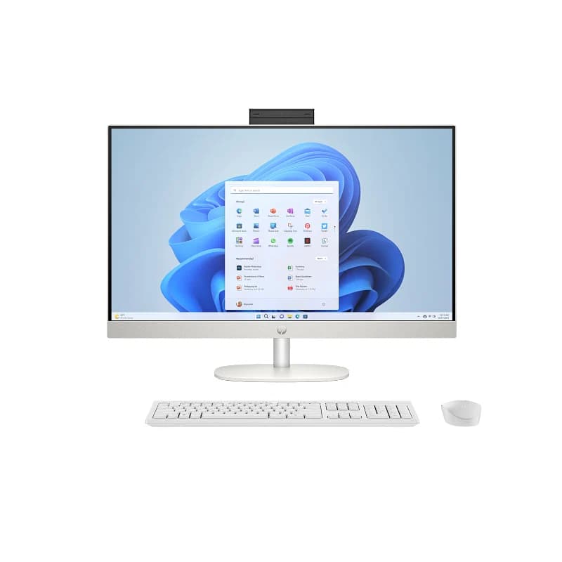 HP 27" Intel Core i3 8GB/512GB All-in-One Desktop PC - Shell White | 27-CR0043NA