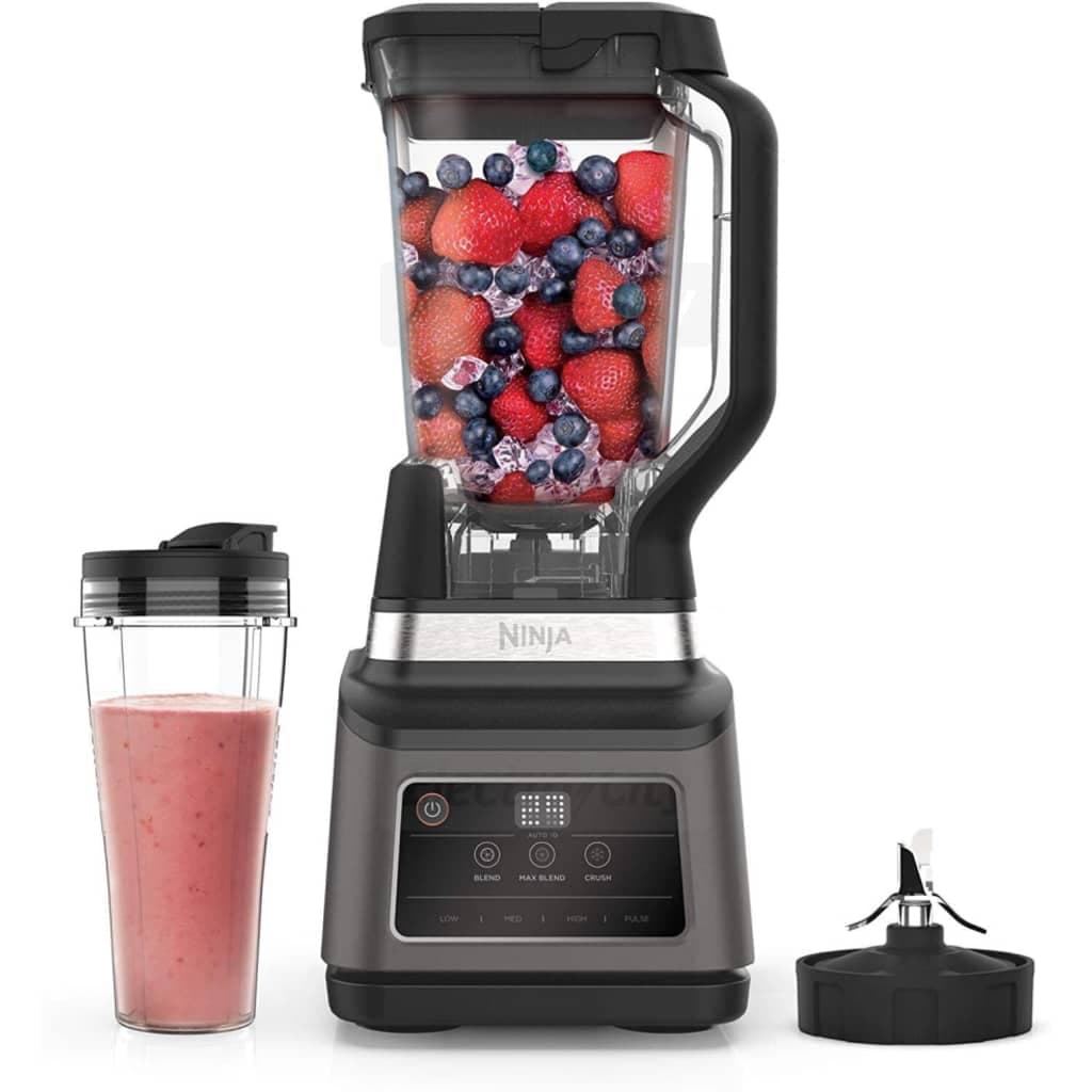 Ninja 2.1 Litre 2-in-1 Blender with Auto-IQ | Black & Grey