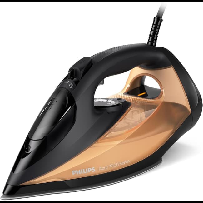 Philips Azur Steam Iron 7000 Series | Black/Gold | DST7040-80