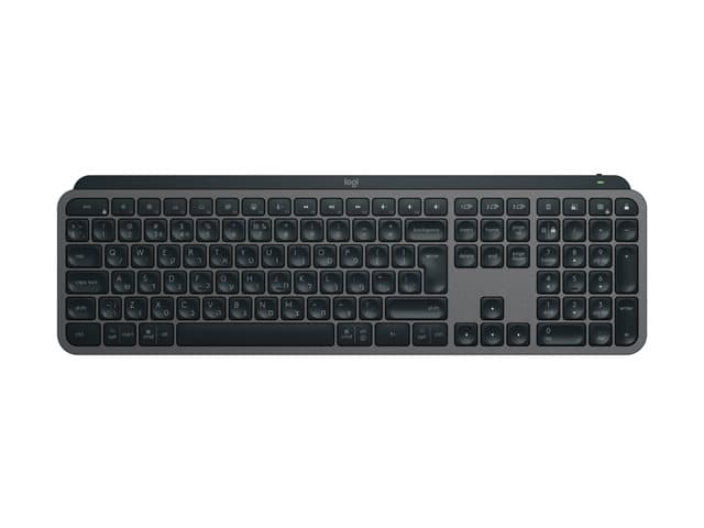 LOGITECH - MX Keys S - keyboard - QWERTZ - Hebrew - graphite Input Device