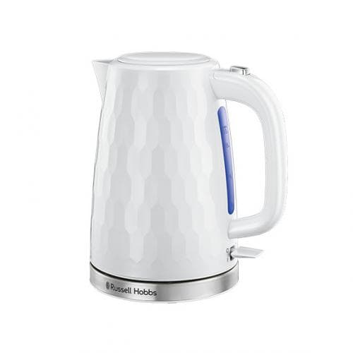RUSSELLHOBBS            1.7L WHITE HONEYCOMB DESIGN KETTLE