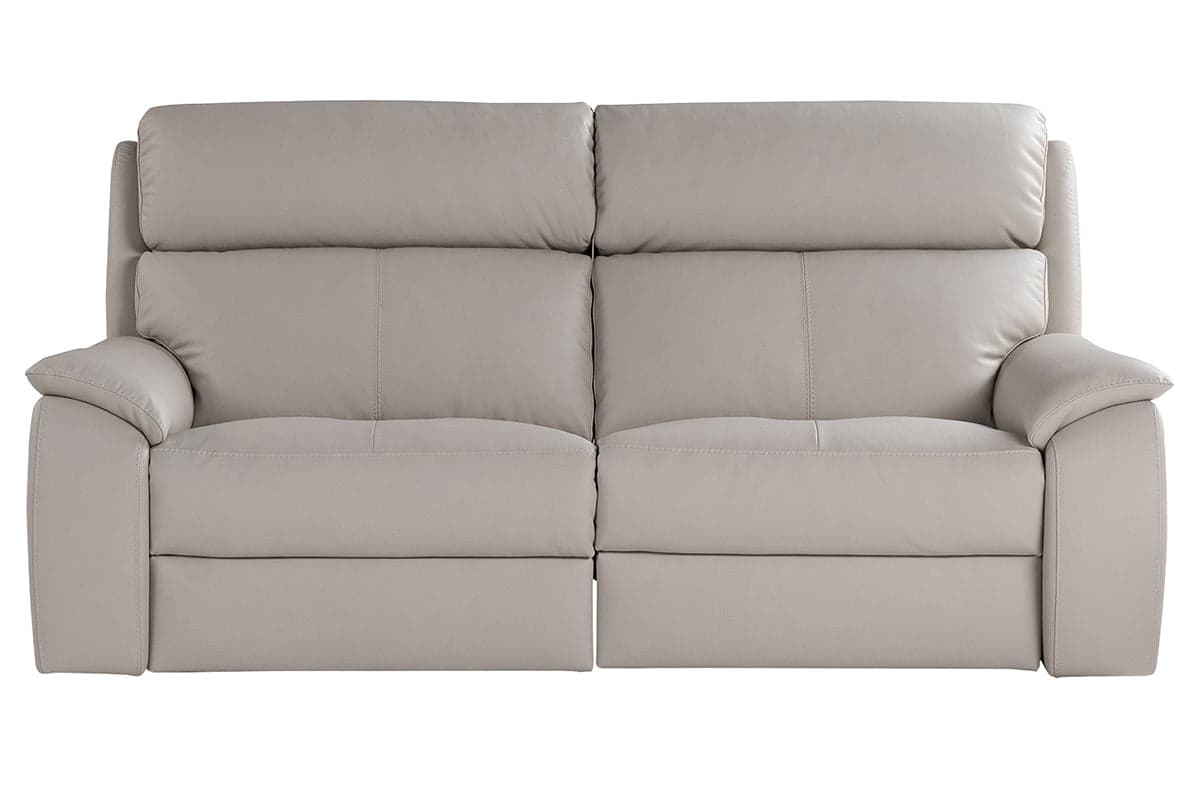 Amalfi 3 Seater Sofa | Power Recliner | Leather | Tan