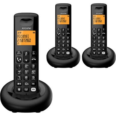 Alcatel E260 SVoice ATL1427349 Trio with Answering Machine | Black