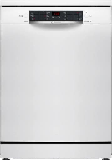 Bosch Series 2 Free Standing Dishwasher 60cm - White | SMS26AW08G