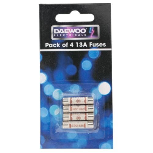 DAEWOO 13a 4 Pack Of Replacement Plug Fuses...