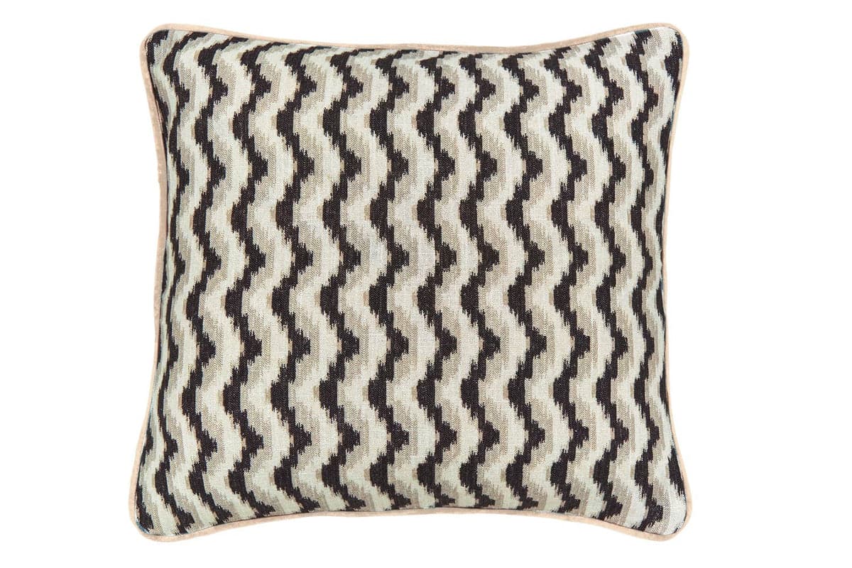 Harun Cushion | Charcoal/Tan | 50 x 50 cm