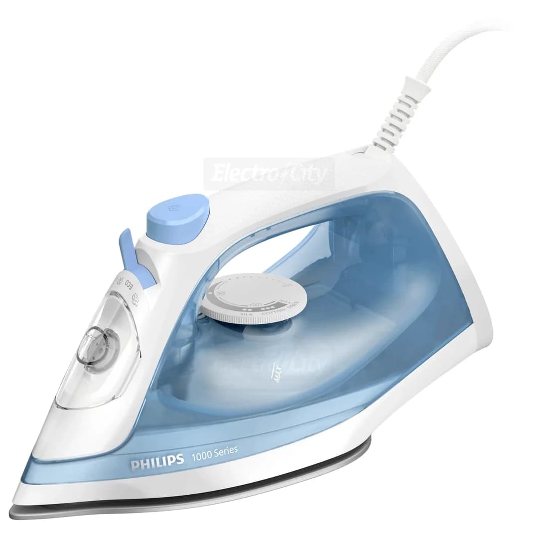 Philips 1000 Series 2000W Steam Iron with 90g Steam Boost | White