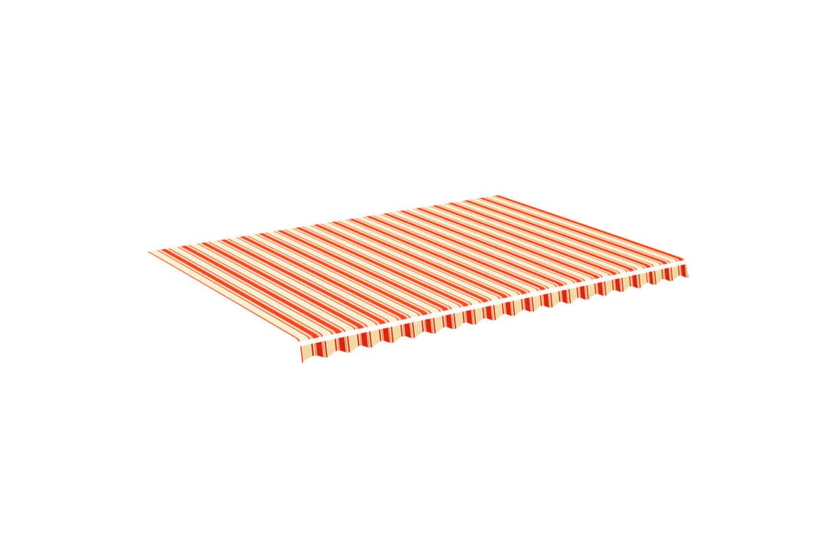 Vidaxl 312022 Replacement Fabric For Awning Yellow And Orange 5x3.5 M