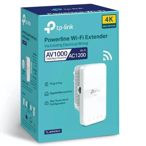 TP Link AV1000 Powerline Adapter - White | TL-WPA7617
