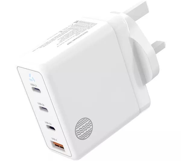OUR PURE PLANET 4-port 100W GaN Wall Charger - White
