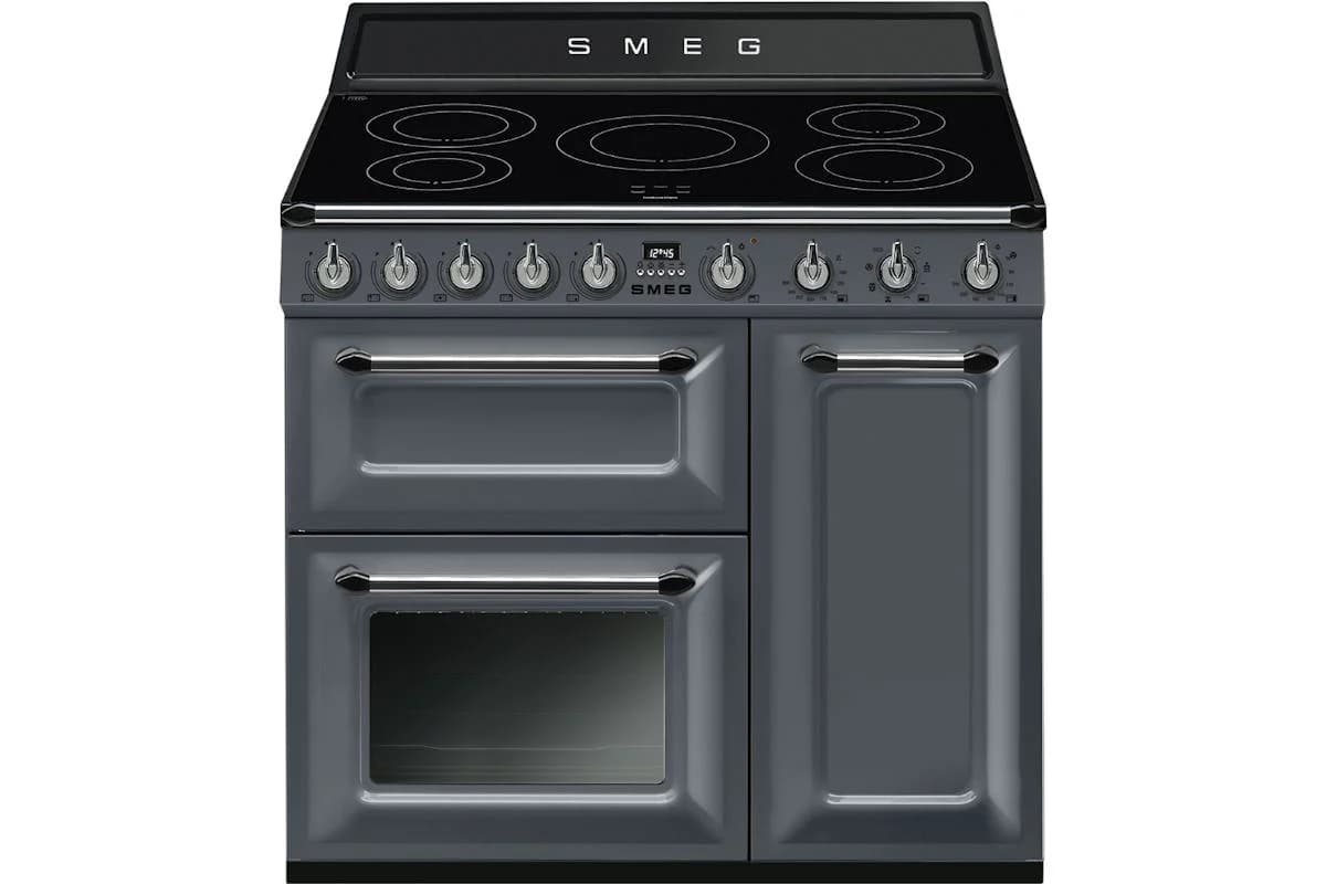 Smeg Victoria 90cm Freestanding Single Cooker | TR93IGR2 | Slate Grey