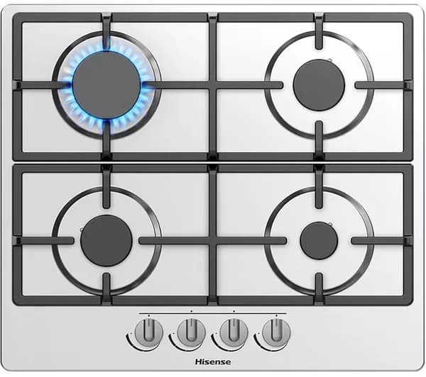 HISENSE GM643XHC 60 cm Gas Hob - Stainless Steel