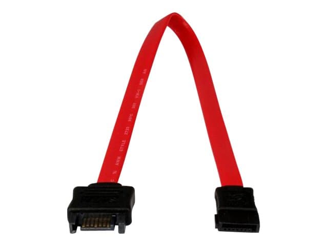 STARTECH.COM - StarTech 0.3m SATA Extension Cable - 30cm 7 pin SATA Extension - 7 pin SATA Extension Cable - 7 pin SATA Extension cord - SATA extension cable - 30 cm
