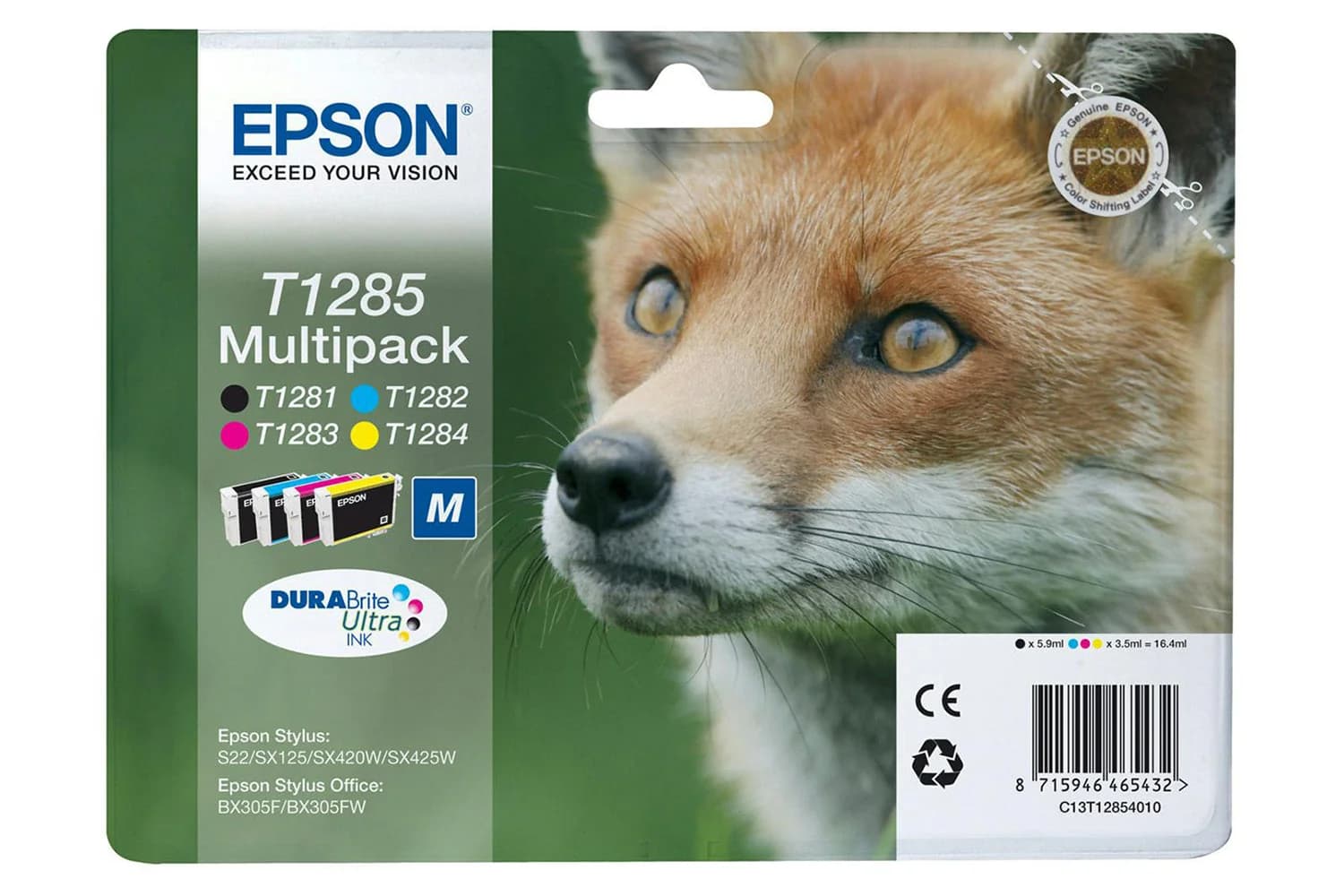 Epson Fox Ink 4 Colour Multipack