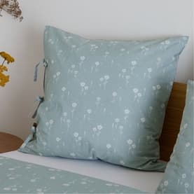 Lady Daisy Square Pillowcase Sage