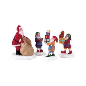 Present Procession Figurine, Set of Four