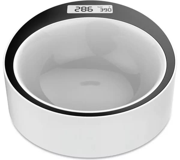 M-PETS Yumi Smart Pet Bowl - White & Black