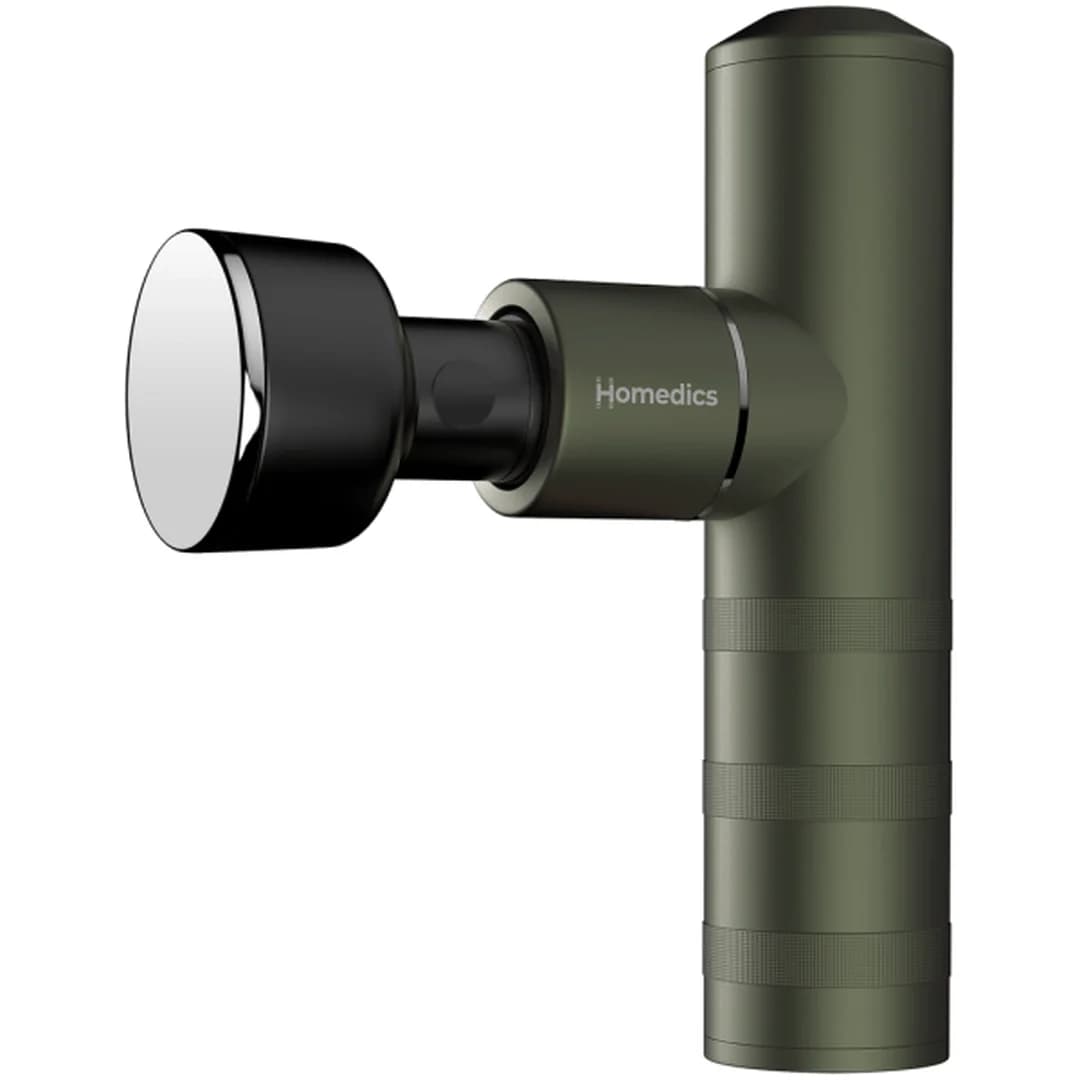 Homedics Myti Green Mini Massage Gun with Heated Head | HHP-65GN