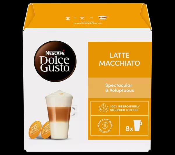 NESCAFE Dolce Gusto Latte Macchiato - 8 Servings (text duplicated)
