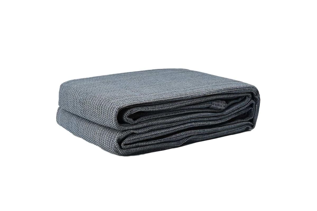 Vidaxl Tent Carpet Folding Blue And Grey 400 X 250 Cm Polyethylene