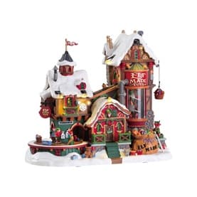Elf Made Toy Factory LED Christmas Figurine