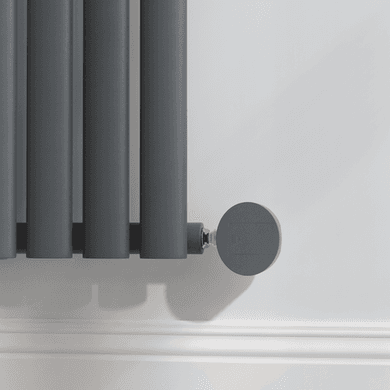 Anthracite Finish Control Panel Cover for Designer Radiator Heating Elements