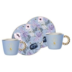 Bialetti x Bridgerton Set of 2 Coffee Cups & Saucers