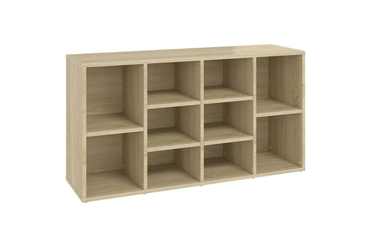 vidaXL 803293 Shoe Bench Sonoma Oak 103x30x54.5cm Engineered Wood