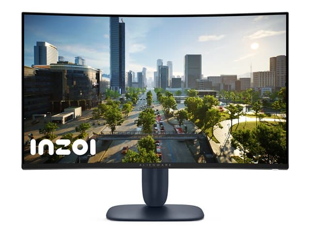 DELL - Alienware AW3225DM - LED monitor - gaming - curved - 32" (31.5" viewable) - 2560 x 1440 QHD @ 180 Hz - VA - 400 cd/m² - 3000:1 - DisplayHDR 400 - 1 ms - 2xHDMI, DisplayPort - BTO - with 3 years Basic Hardware Service with Advanced Exchange after remote di