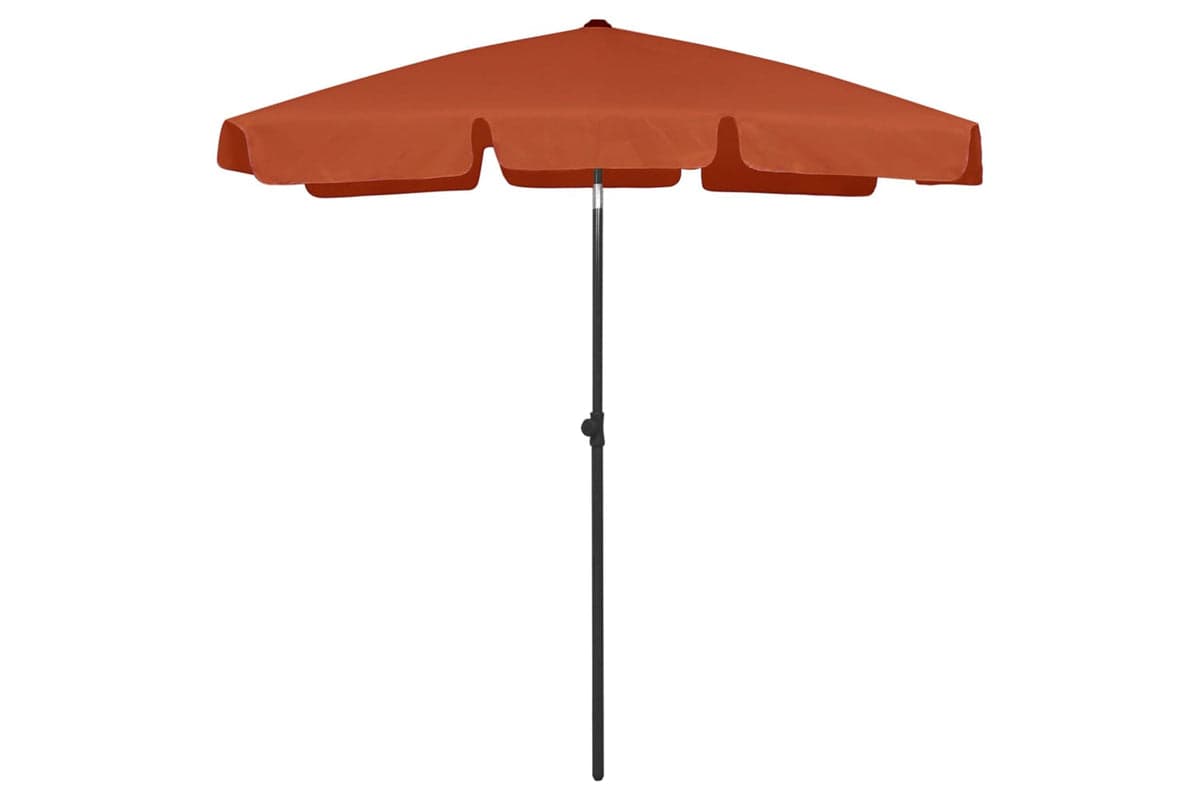 vidaXL 314724 Beach Umbrella Terracotta 180x120cm