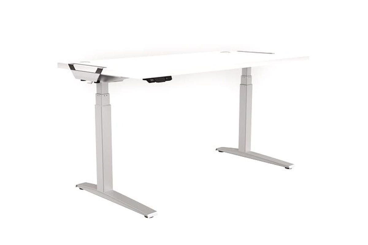 Levado Office Desk | Height Adjustable | 140 Cm | White