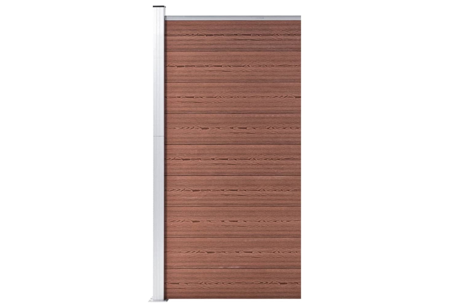 Vidaxl 148977 Fence Panel Wpc 95x186 Cm Brown