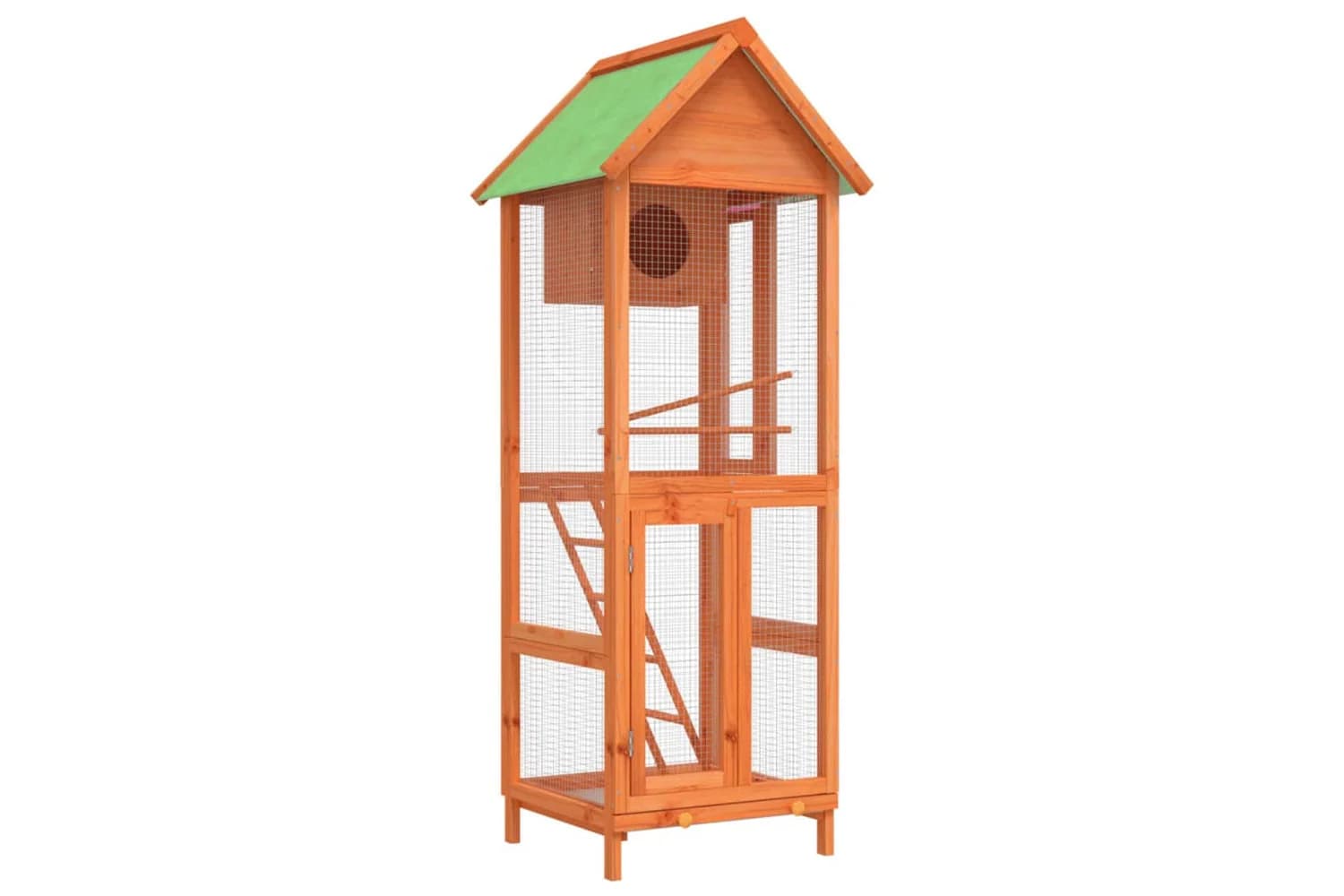 vidaXL 172255 Bird House Brown 60x58.5x160cm Solid Wood Pine