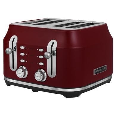 Rangemaster Classic 4 Slice Toaster – Bordeaux  Wide Slots & Variable Browning