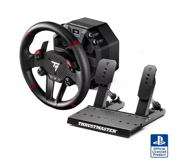 THRUSTMASTER T598 Direct Axial Drive Force Feedback Racing Wheel and Pedals for PlayStation & PC - Black