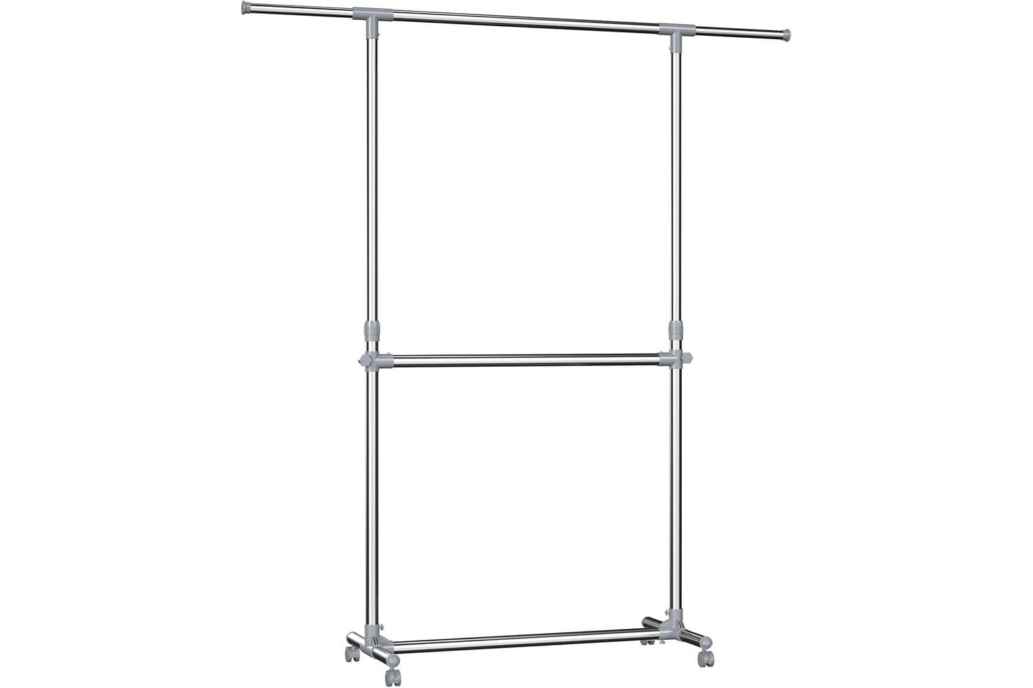 Songmics Movable Clothes Rack | Silver