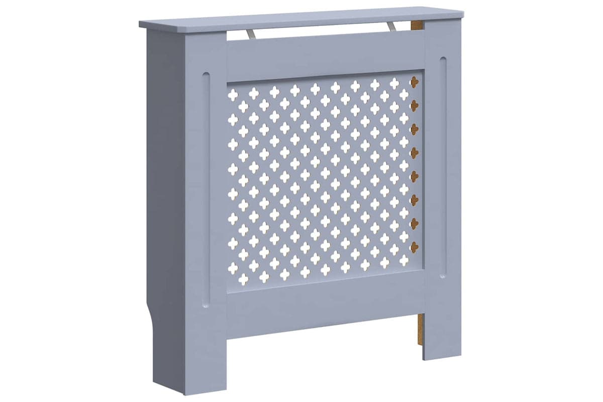 vidaXL Mdf Radiator Cover Grey 78cm