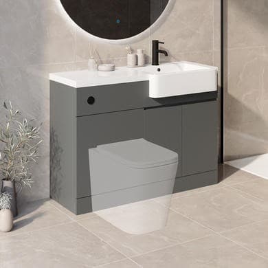 Bali 1100mm Toilet and Sink Unit