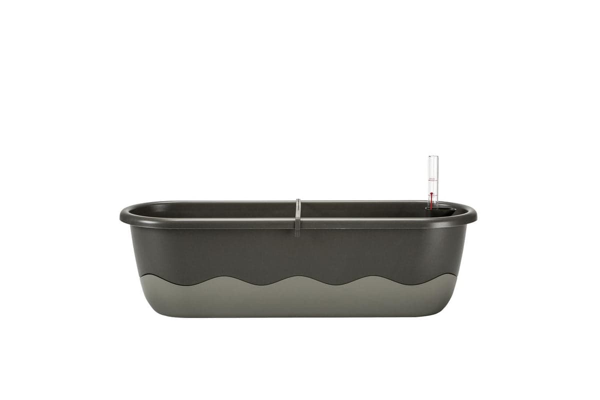 Plastia Mareta Flower Box | Grey | 60cm