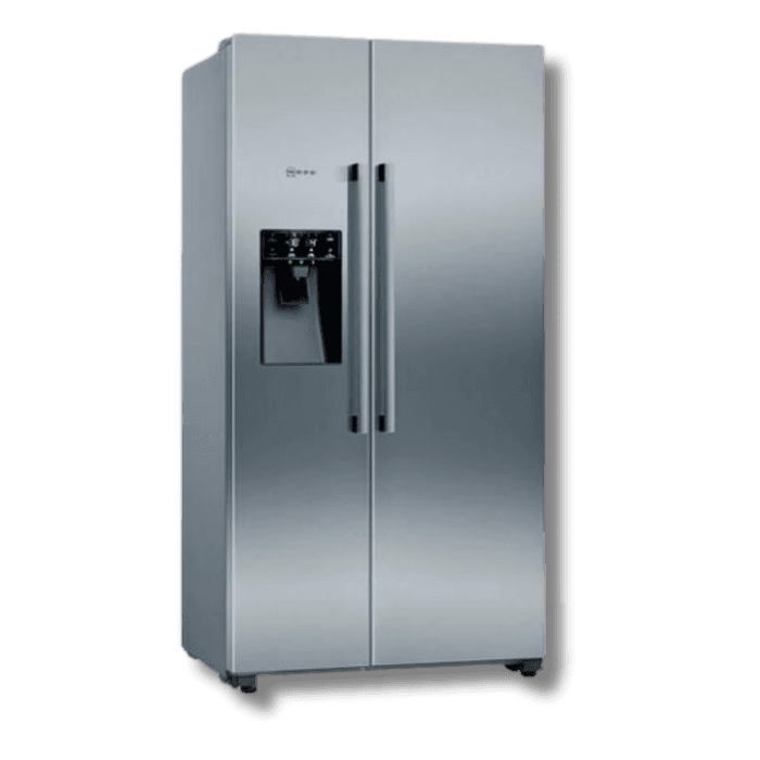 NEFF N70 KA3923IE0G, 178.7 x 90.8cm, No Frost American Fridge Freezer