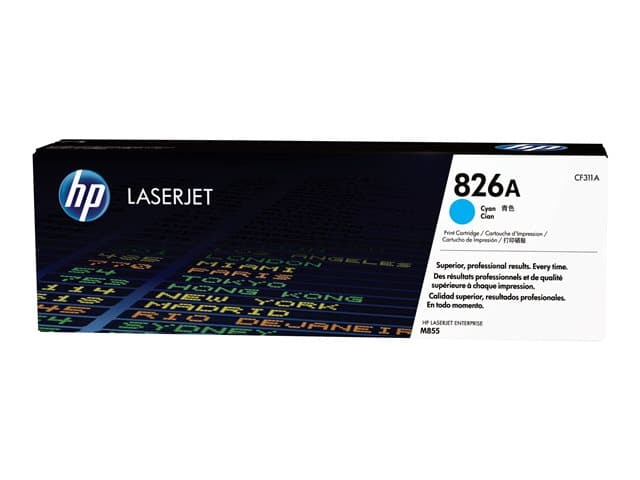 HP - 826A - cyan - original - LaserJet - toner cartridge (CF311A)