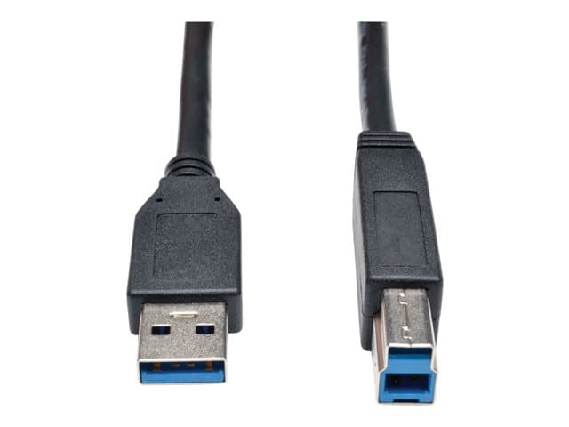 EATON - Tripp Lite Series USB 3.2 Gen 1 SuperSpeed Device Cable (A to B M/M) Black, 15 ft. (4.57 m) - USB cable - USB Type B (M) to USB Type A (M) - USB 3.0 - 4.57 m - black