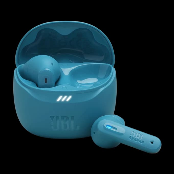 JBL Tune Flex 2 True Wireless Noise-Cancelling Open-Stick Earbuds – Turquoise | JBLTFLEX2TQE
