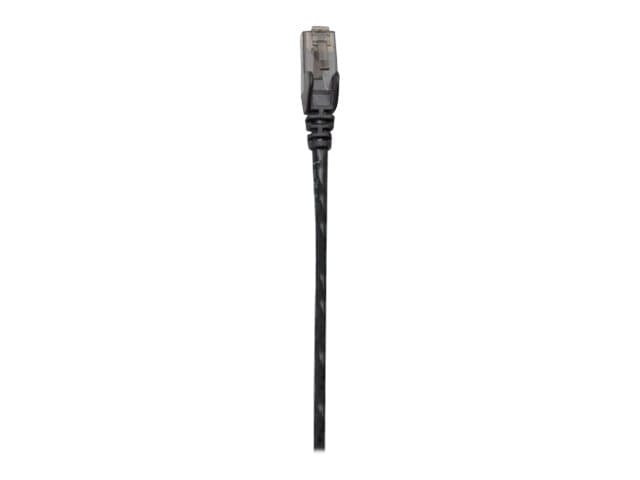 INTELLINET - Network Patch Cable, Cat6, 10m, Black, CCA, U/UTP, PVC, RJ45, Gold Plated Contacts, Snagless, Booted, Lifetime Warranty, Polybag - patch cable - black