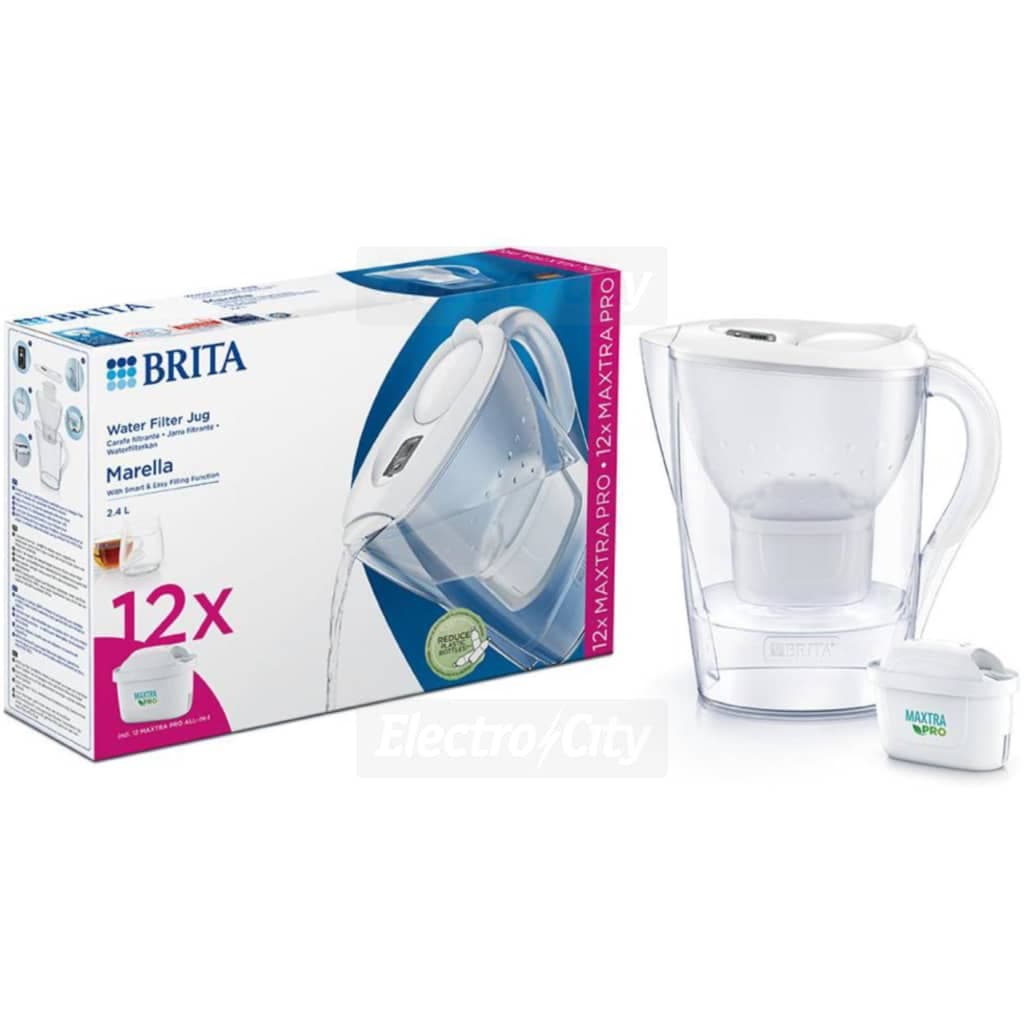 Brita Marella MAXTRA PRO 2.4 Litre Water Filter Jug | White
