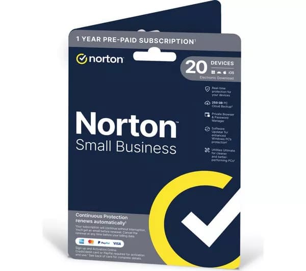 NORTON Small Business - 1 year for 20 devices