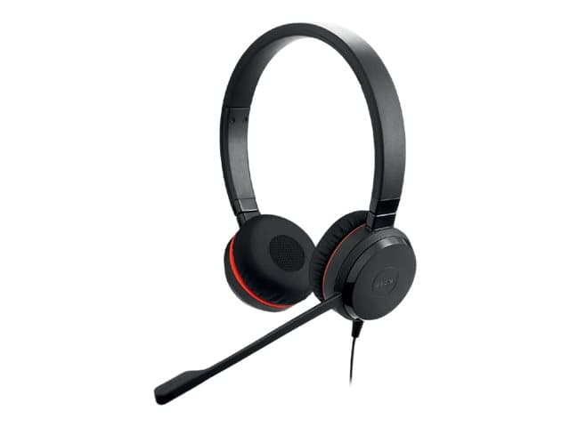 JABRA - Evolve 20SE MS stereo - Headset - on-ear - wired - USB-C, USB-A - noise isolating - Certified for Microsoft Teams